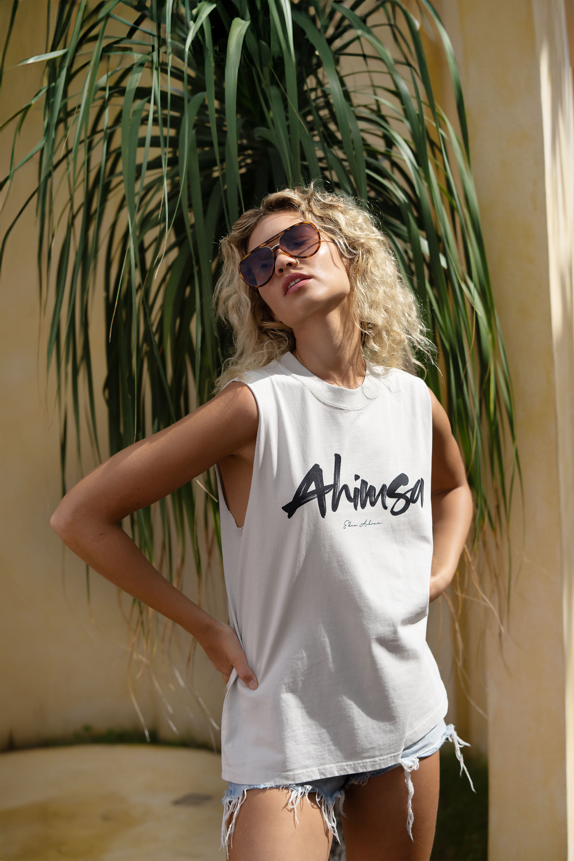 ahimsa tank top