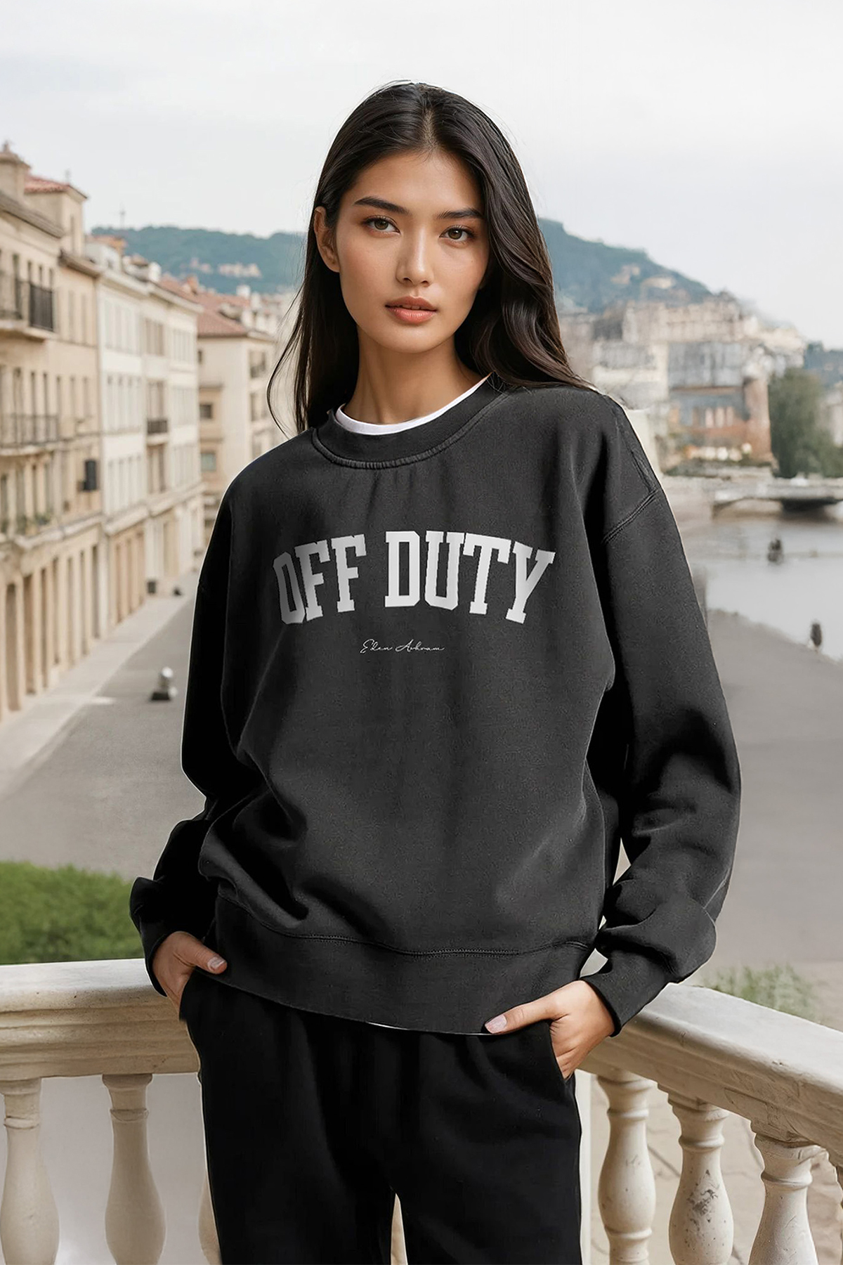 off duty sweatshirt